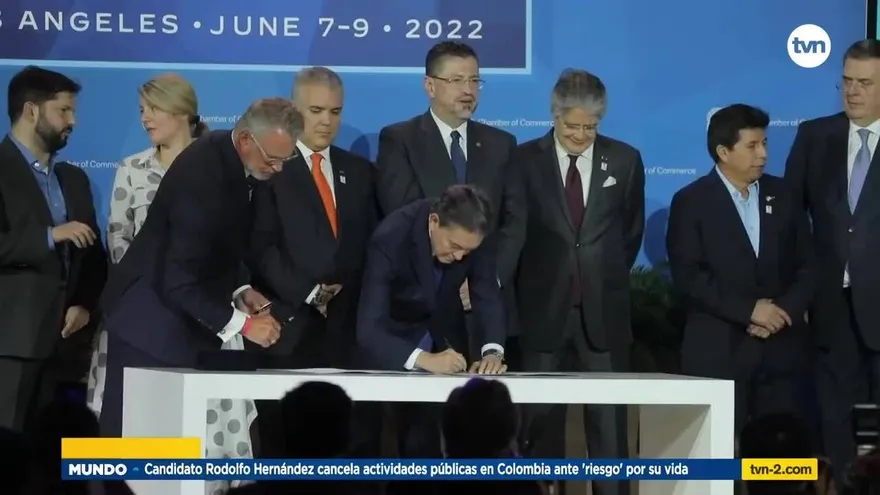 Cortizo firma declaración 'América por la protección de los océanos'