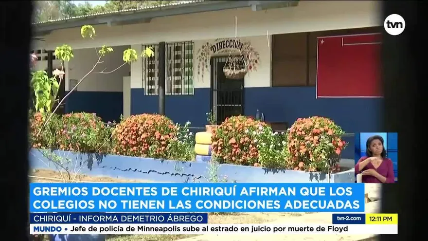 Docentes en Chiriquí se oponen al reinicio de clases presenciales