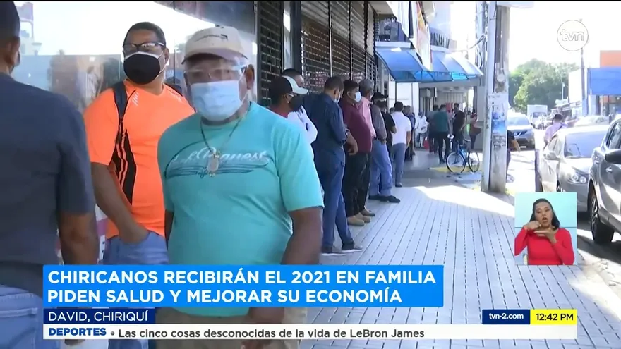 Familias en Chiriquí recibirán Año Nuevo dentro de sus burbujas