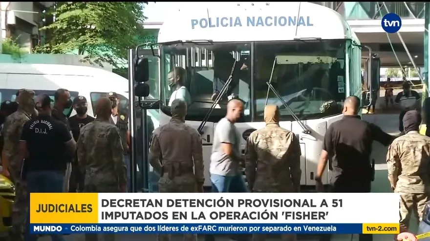 Decretan detención provisional a 51 imputados en la operación 'Fisher'