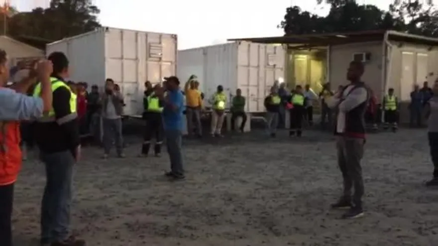 Miembros del Suntracs se enfrentan a empleados em Minera Panamá