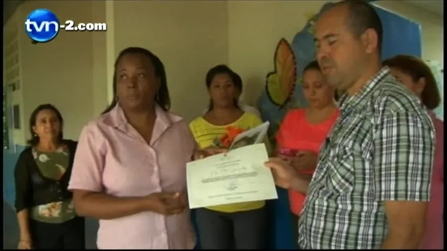 Educadores en paro en Valleriquito de Los Santos