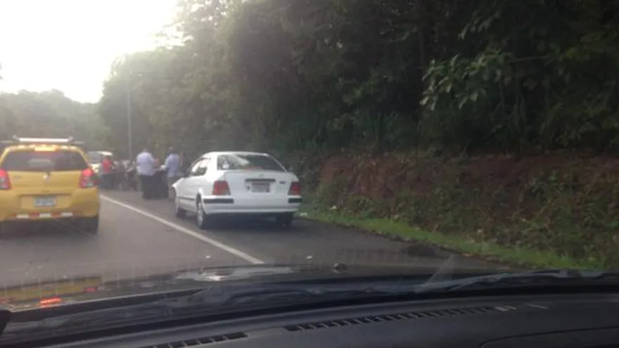 Accidente en loma Cová