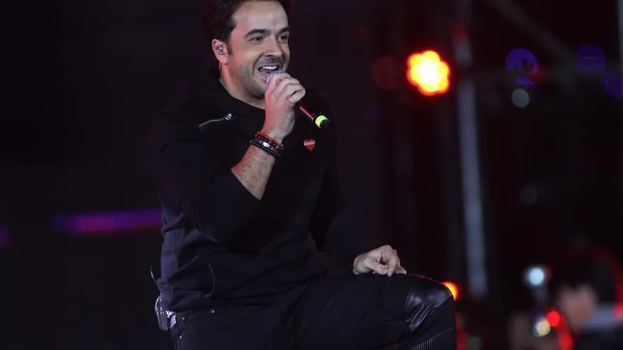 El cantante Luis Fonsi durante una presentación.