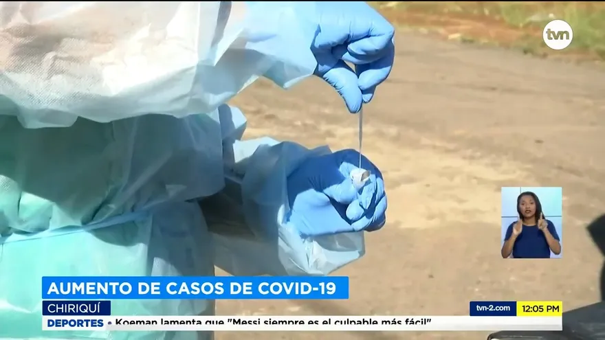 Detectan más de 300 casos positivos de Covid-19 en Chiriquí
