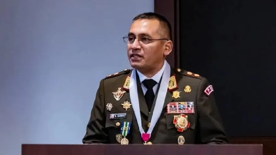 General del Ejército en Perú, Marco Marín Saldaña, quien ocupaba el cargo de jefe del Comando Unificado de Pataz
