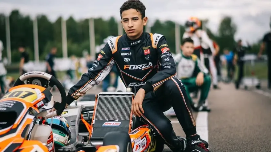 Gianmatteo Rousseau piloto panameño de Karting