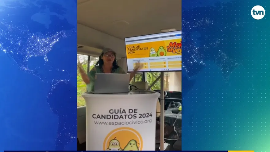 El Vota Bus, la escuela rodante del sufragio informado