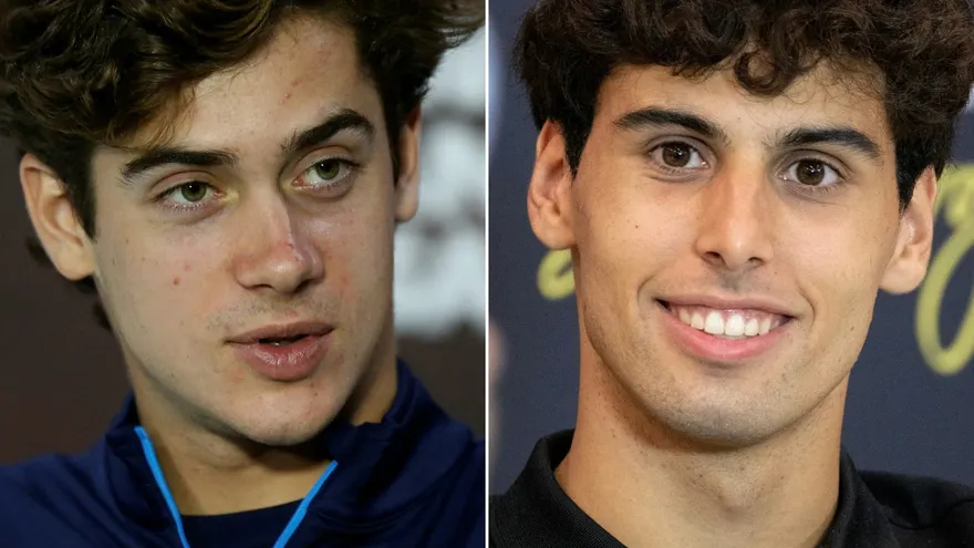 Gabriel Bortoleto y Franco Colapinto