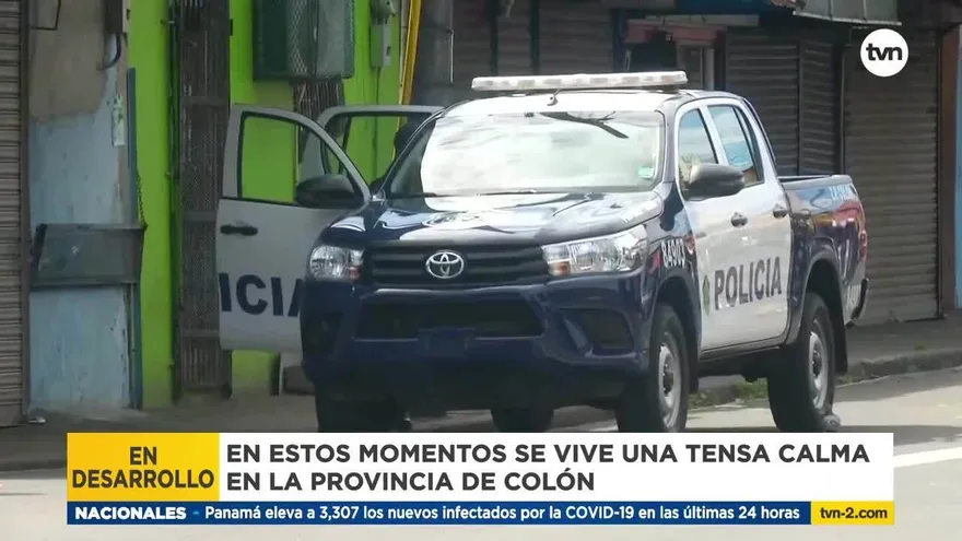 Ciudad de Colón en tensa calma en tercer día de paro