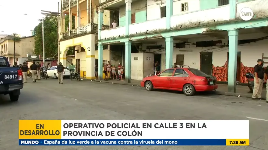 Realizan operativo en Calle 3 de Colón