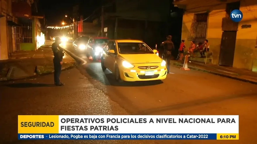 Reporte de hechos delictivos de fiestas patrias