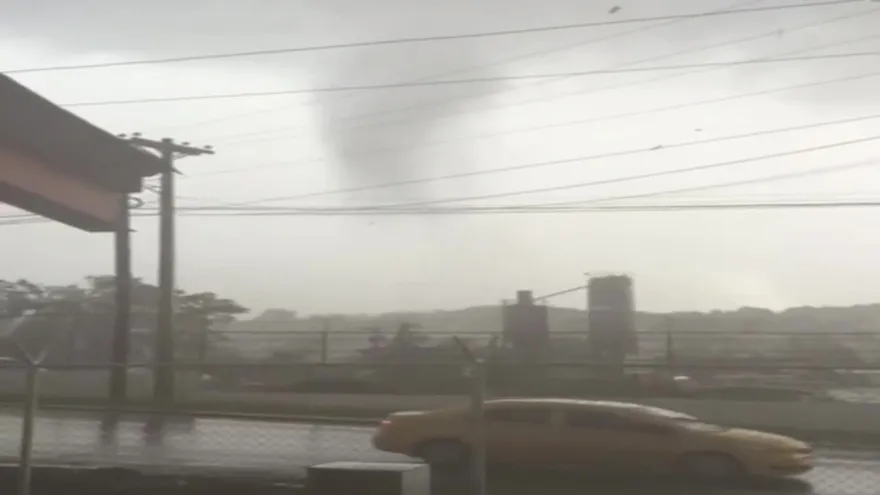 Reportan gustnado en Panamá Este