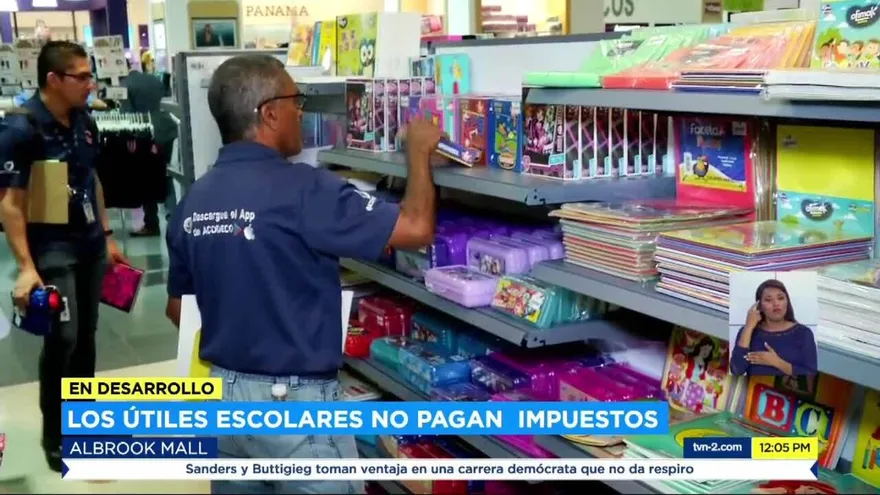 Acodeco inicia operativo de verificación de precios de útiles escolares