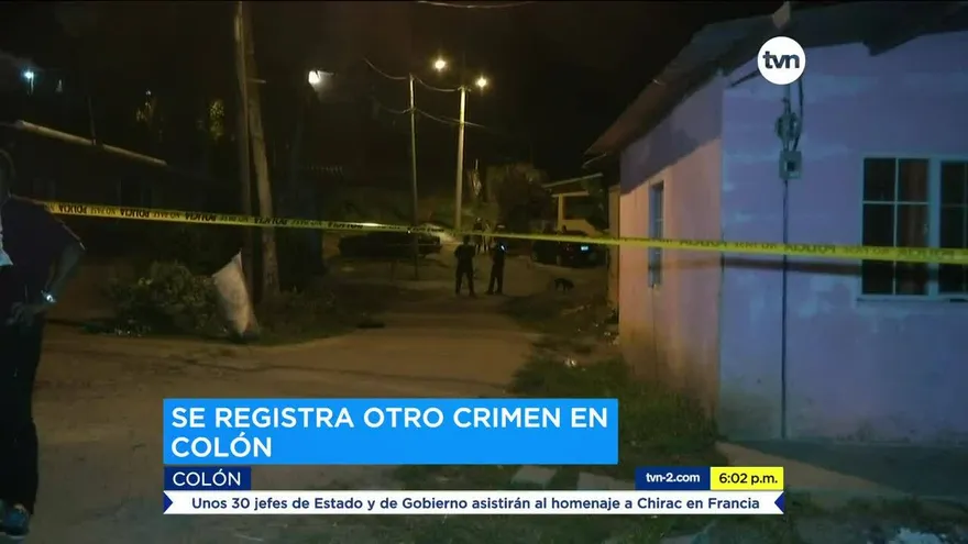 Un nuevo crimen se registra en Colón