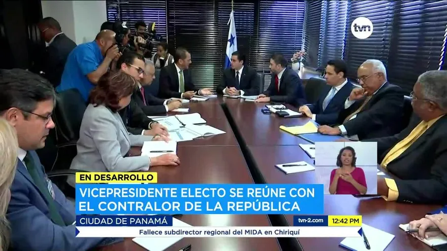 Vicepresidente electo se reúne con Humbert