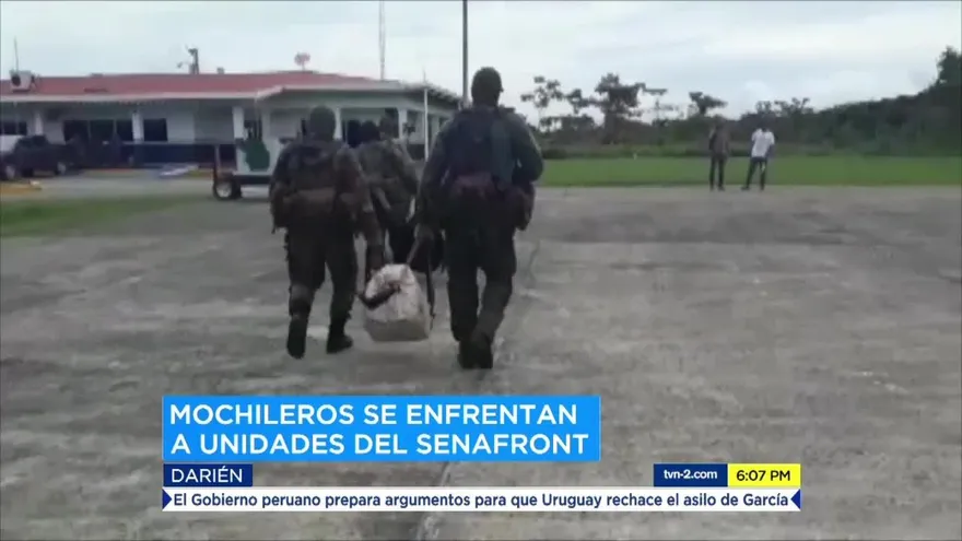 Nuevo enfrentamiento entre Senafront y narcos en frontera panameña