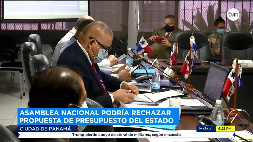 Asamblea podría rechazar propuesta de presupuesto del Estado