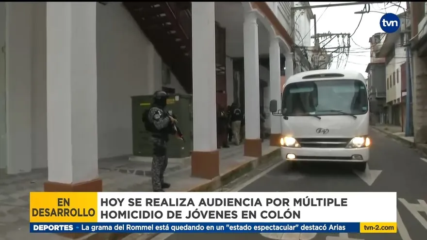Se realiza audiencia por múltiple homicidio de jóvenes en Colón