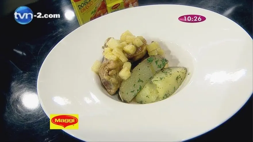 Pollo chutney de piña