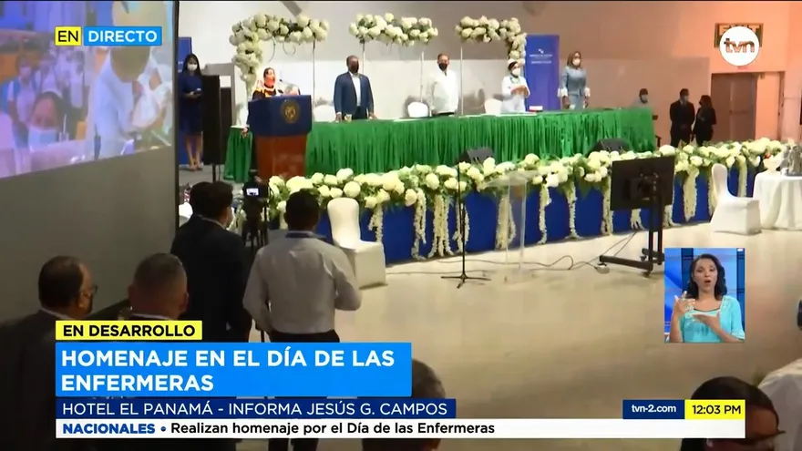 Presidente Cortizo encabezó acto de homenaje a enfermeras