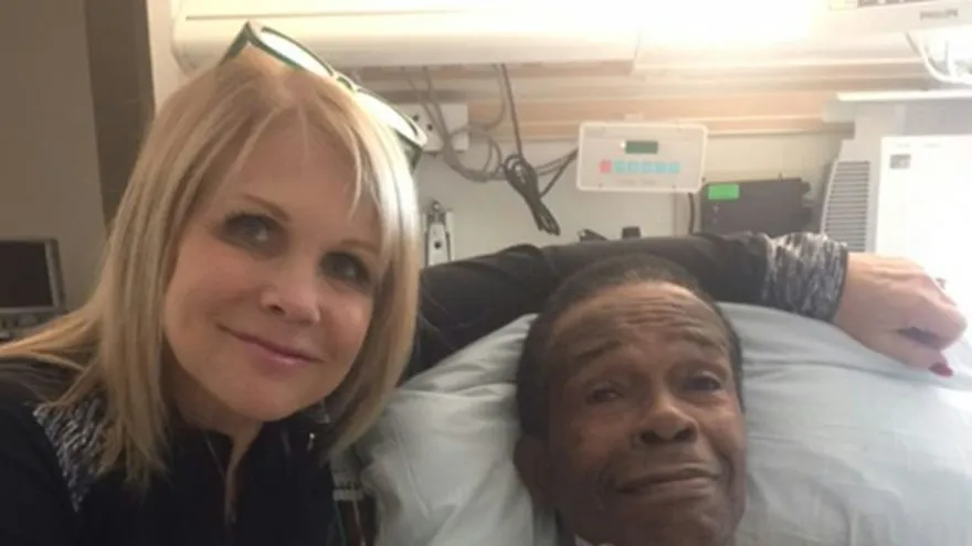 Rod Carew mientras estuvo en el Centro Médico Cedars-Sinai