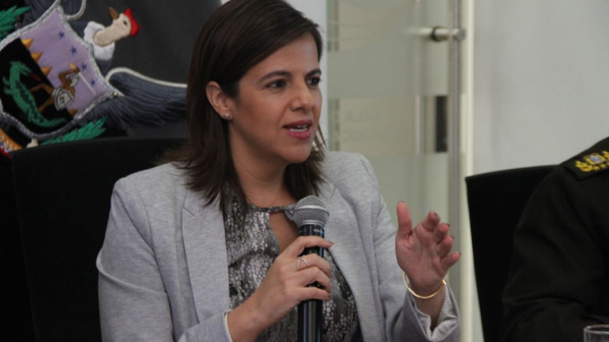 María Paula Romo, ministra de Gobierno de Ecuador
