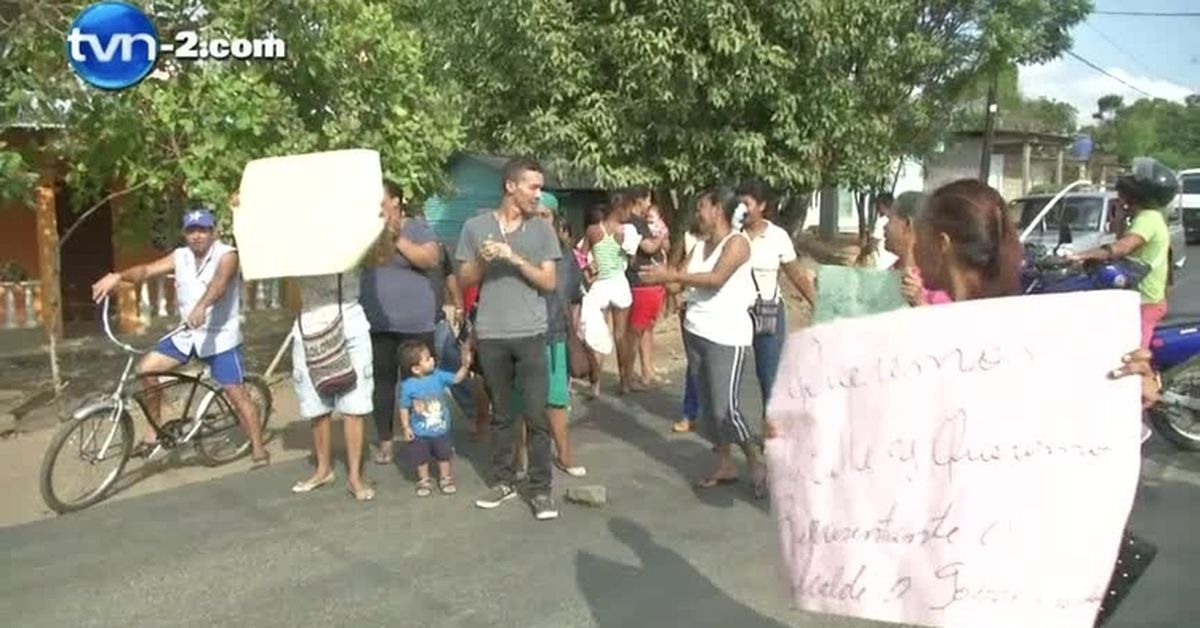 Protestan por falta de agua y calles en mal estado en La Chorrera ...