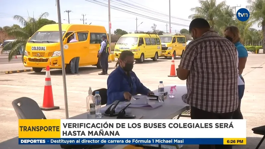 Inspecciones de buses colegiales en Veraguas