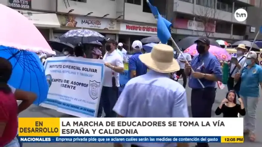 Marchas docentes continúan en la capital