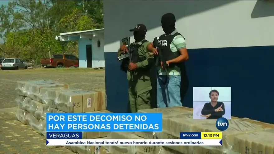 Decomisan más de 900 paquetes de droga en Coclé