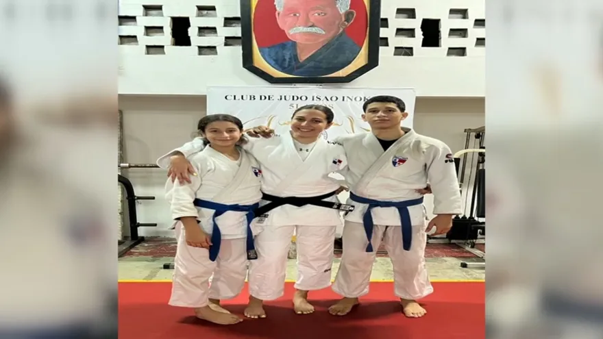 Anna, Julio y Julieta, tres hermanos destacan en el judo