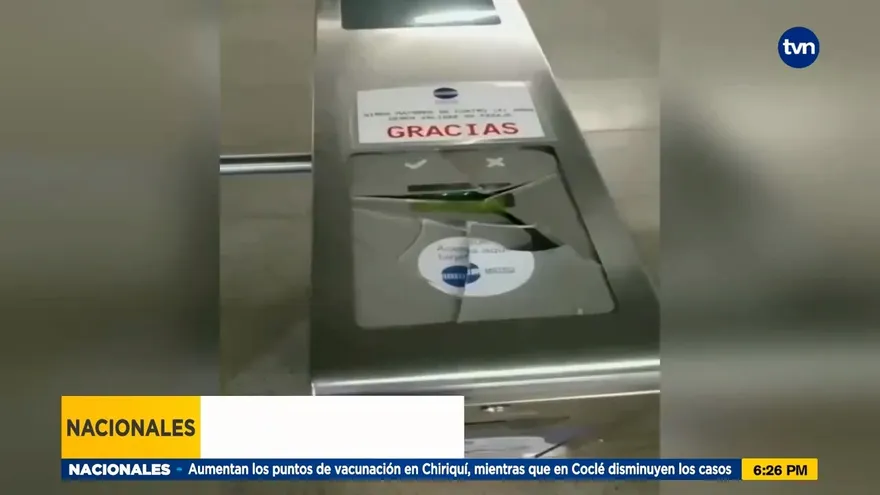 Hombre que vandalizó estación de Metro podría ser multado