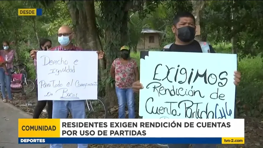 Residentes en Barú exigen rendición de cuenta sobre fondos de la descentralización