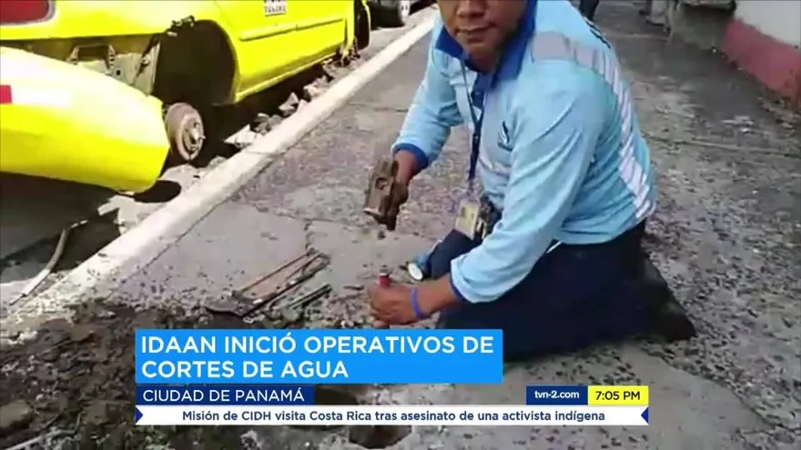 Idaan inició operativos de cortes de agua