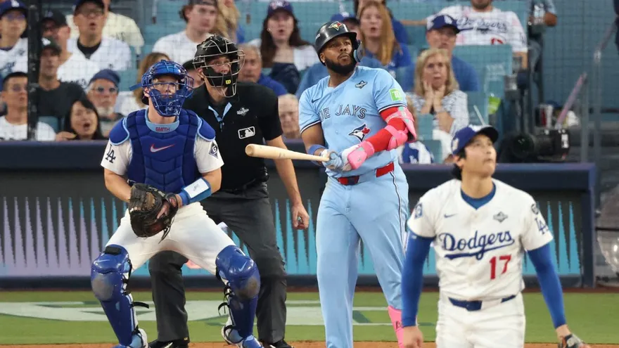 Vladimir Guerrero y Shohei Ohtani enfrentados en la Serie Mundial