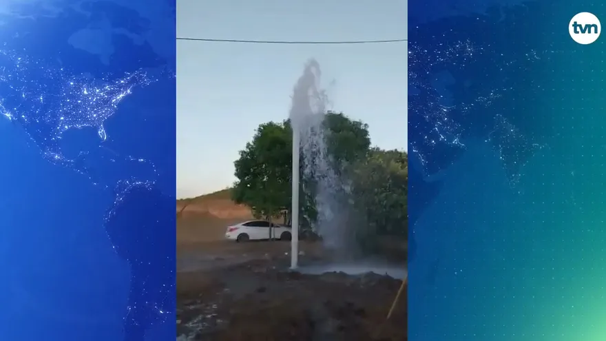 Acuífero contenido, el fenómeno que sorprendió a los Olaeños