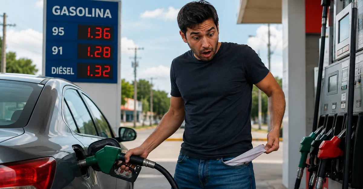 ¡Prepare el bolsillo! Precios de la gasolina vuelven a subir, el galón de 95 octanos superará los $5