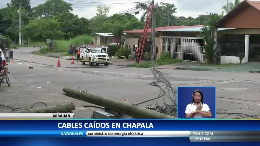 Accidente deja sin luz a residentes de Nuevo Arraiján