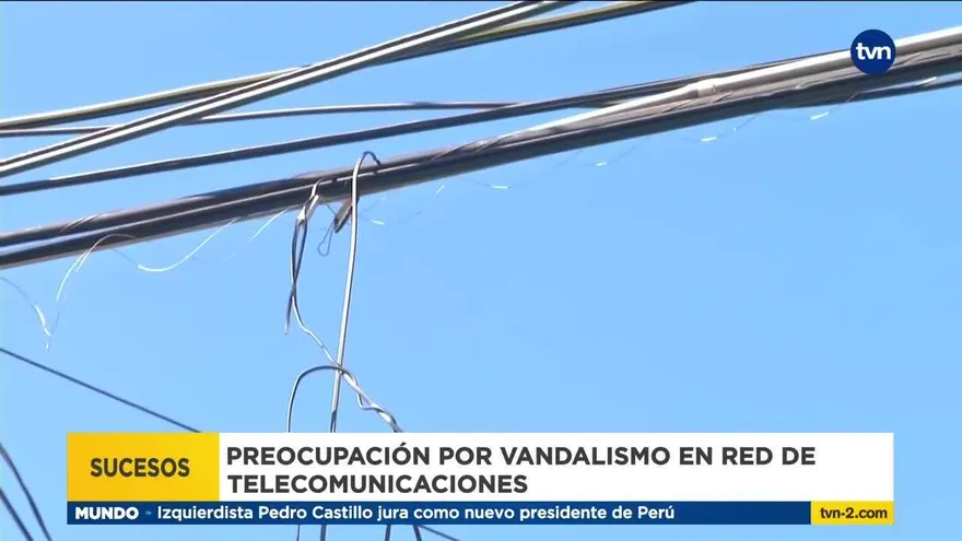 Hurto de cables telefónicos en Coclé afecta conectividad