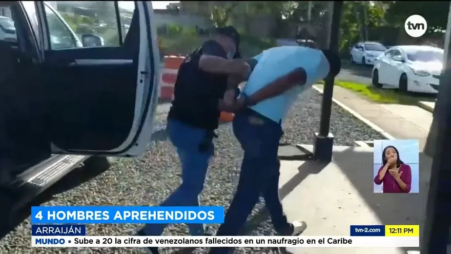 Aprenden a cuatro hombres vinculados a homicidios en Arraiján