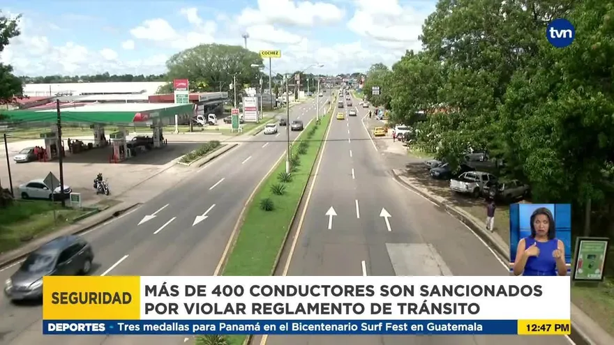 Más de 400 sanciones a conductores en Veraguas este fin de semana