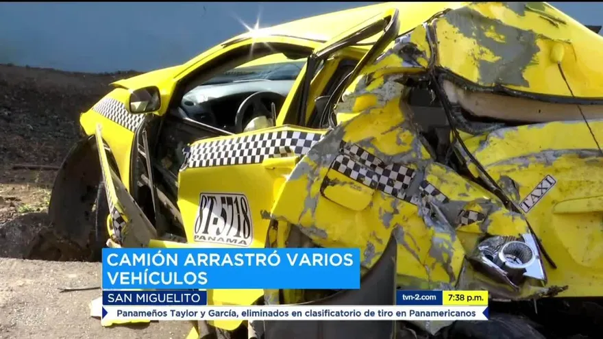 Tres heridos y siete autos colisionados tras accidente en San Miguelito