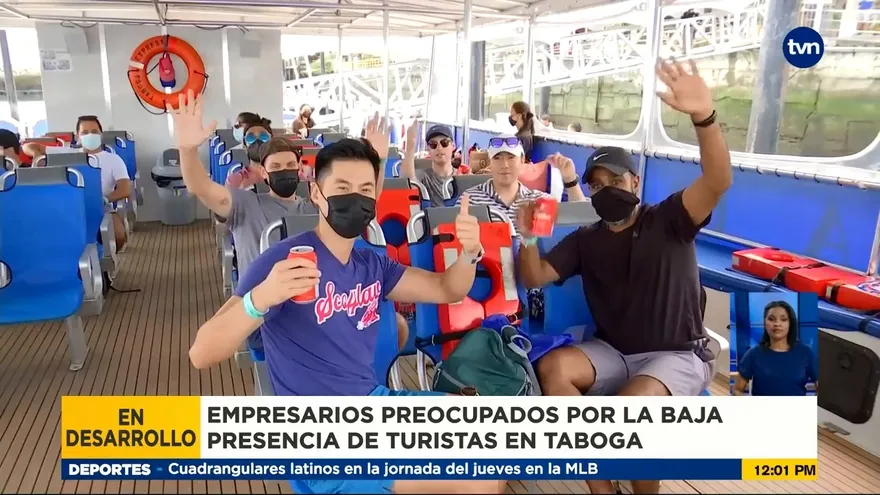 Baja llegada de turistas a Taboga