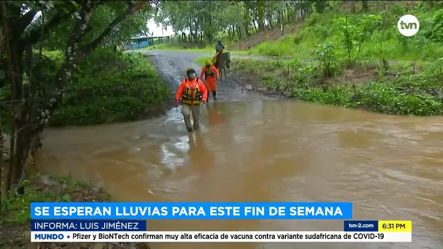 Se esperan lluvia para este fin de semana