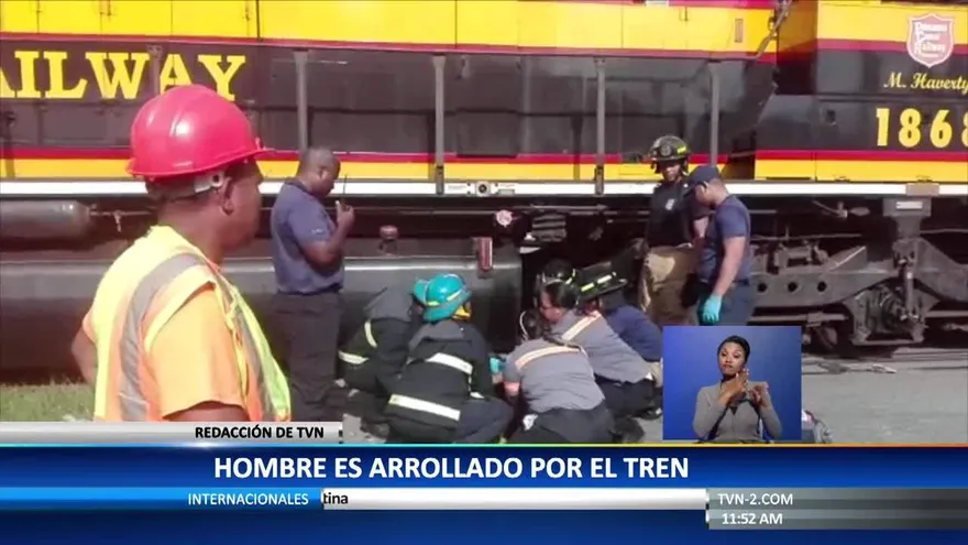 Una persona atropellada por el tren en 4 Altos en Colón