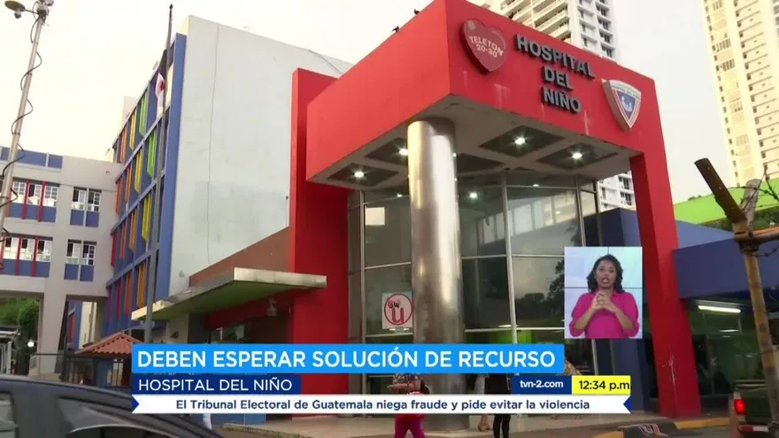 Hospital del Niño se encuentra a su máxima capacidad