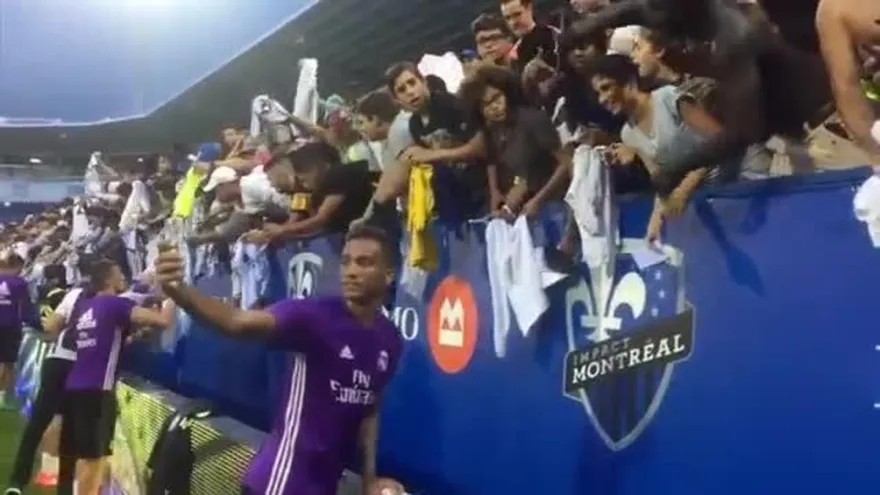 El Real Madrid desató la locura en Montreal