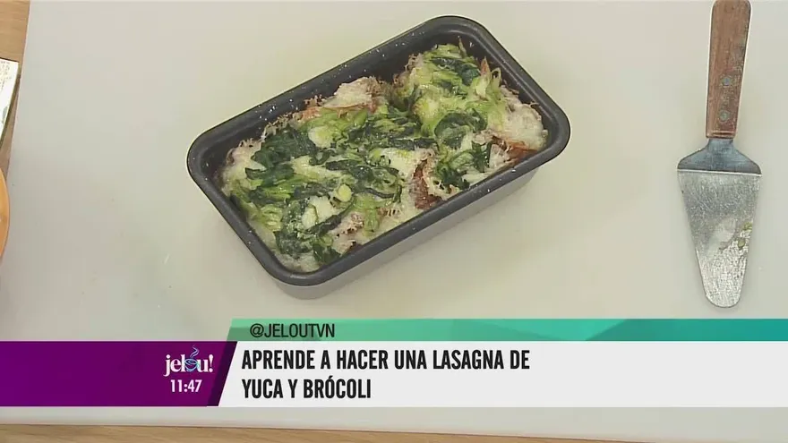 Disfruta preparando una lasagna de yuca y puerros