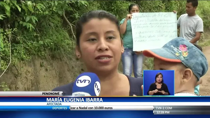 Comunidad de Monte Grande pide construcción de carretera